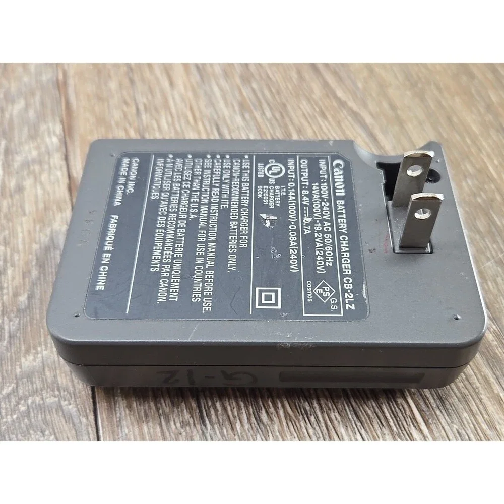 OEM Genuine Canon CB-2LZ Charger For G10 G11 G12 SX30 Digital Camera